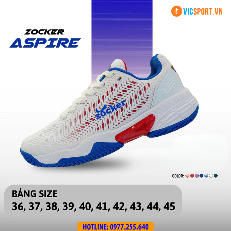 Giày thể thao Zocker Aspire đa năng cho nam và nữ - Hình ảnh 12