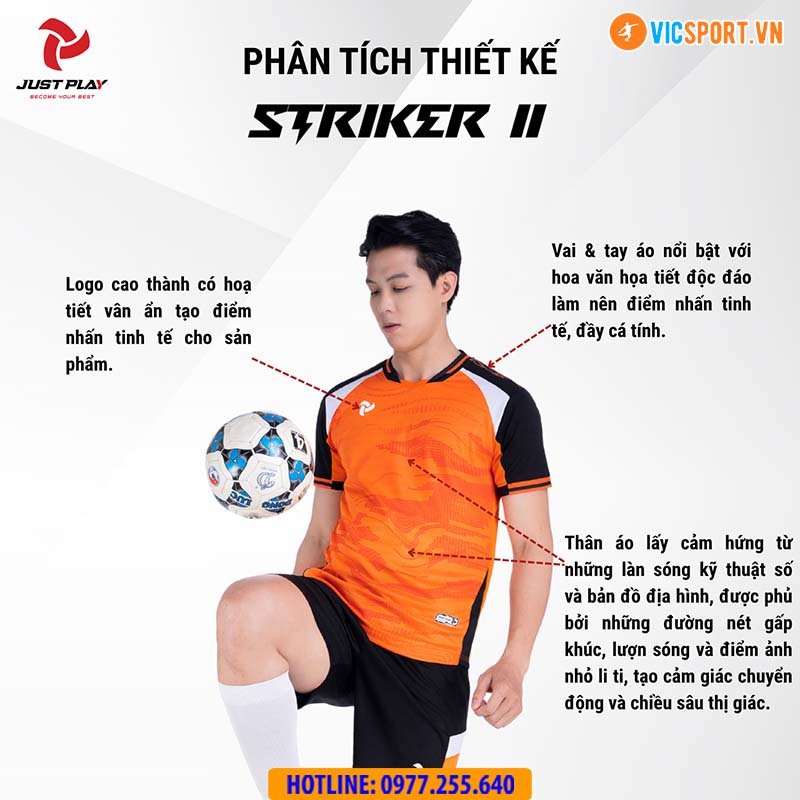Áo đá banh trẻ em Justplay Striker 2 - Hình ảnh 21