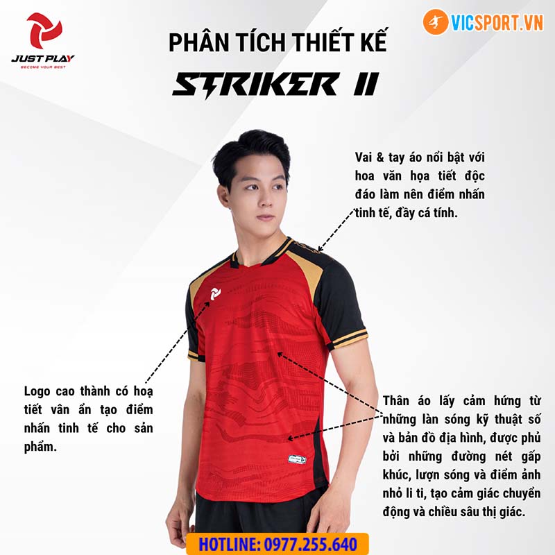 Áo đá banh trẻ em Justplay Striker 2 - Hình ảnh 20