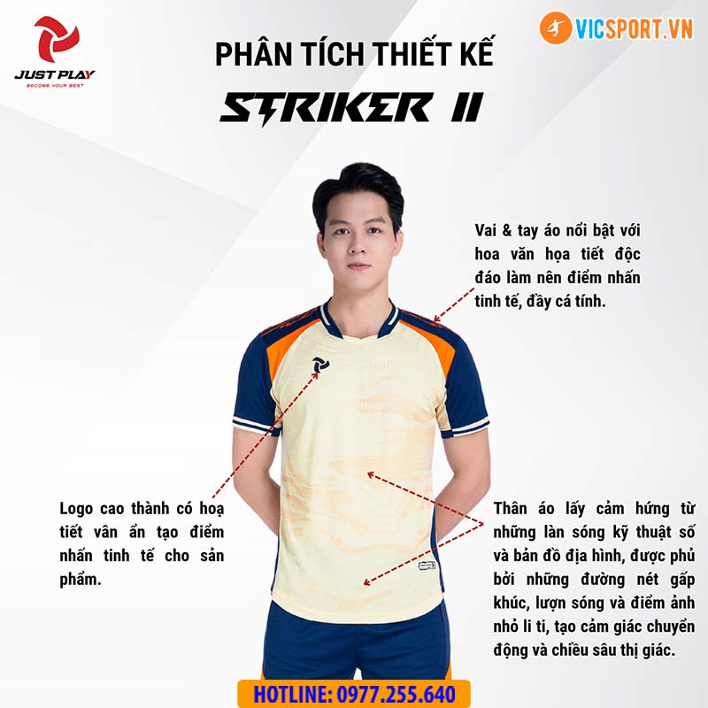 Áo đá banh trẻ em Justplay Striker 2 - Hình ảnh 19