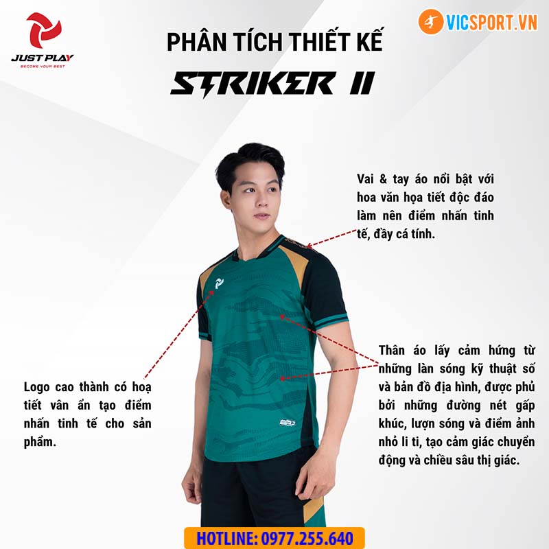 Áo đá banh trẻ em Justplay Striker 2 - Hình ảnh 18
