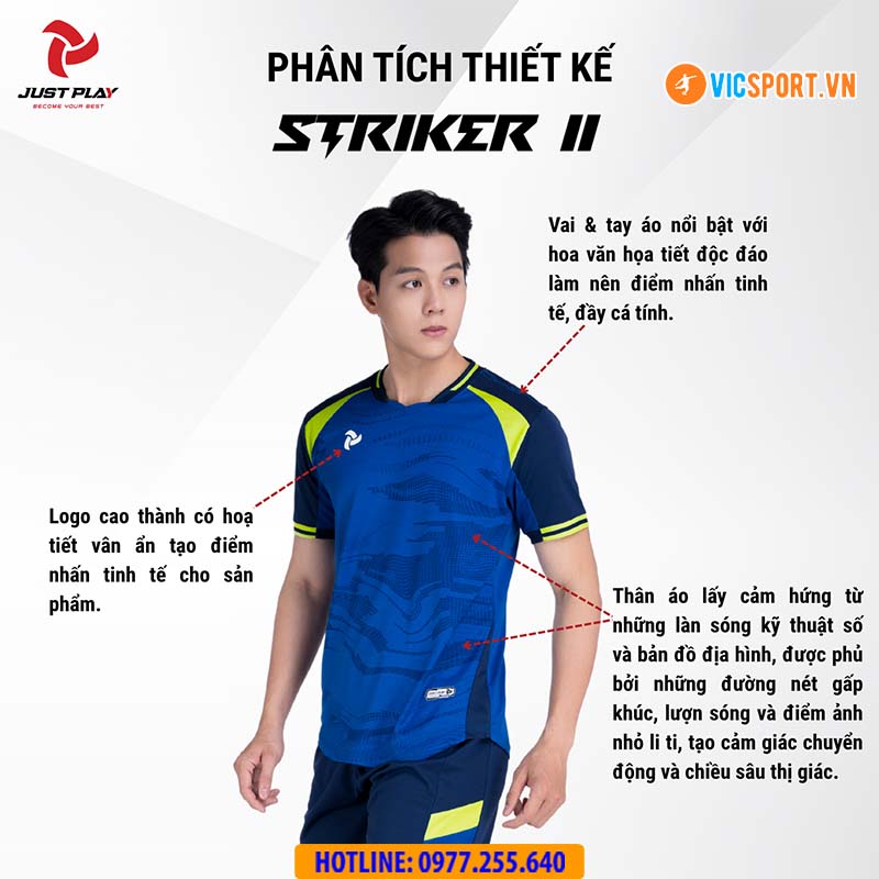 Áo đá banh trẻ em Justplay Striker 2 - Hình ảnh 15