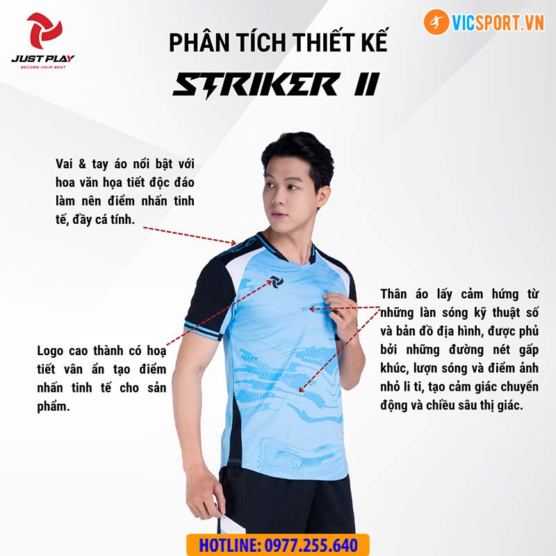 Áo đá banh trẻ em Justplay Striker 2 - Hình ảnh 14