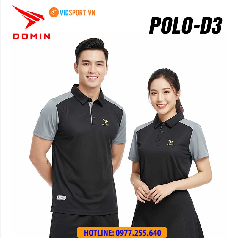 Áo polo thể thao Domin Basic D3 - Hình ảnh 3