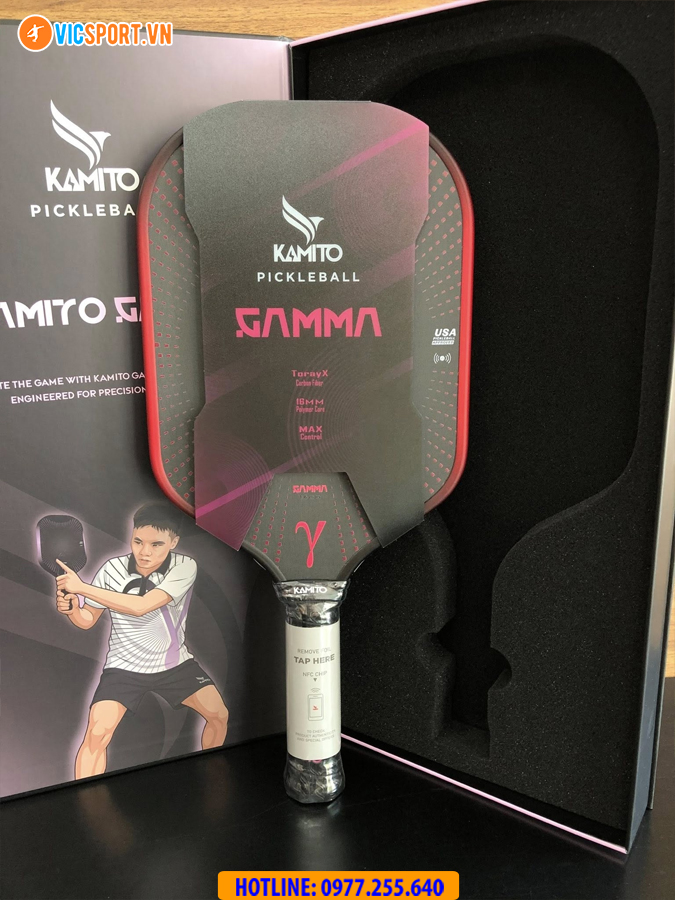 Vợt pickleball Kamito Gamma 16mm - Hình ảnh 19