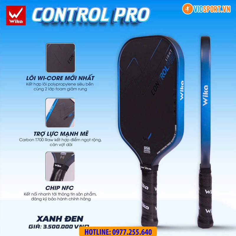 Vợt pickleball Wika Control Pro cao cấp - Hình ảnh 23