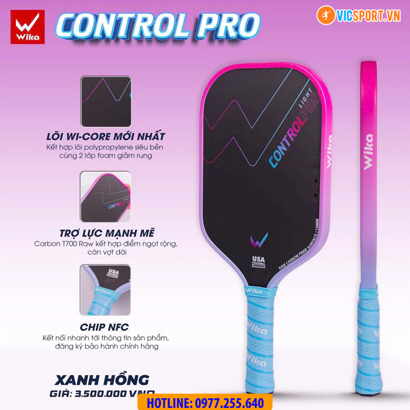 Vợt pickleball Wika Control Pro cao cấp - Hình ảnh 24
