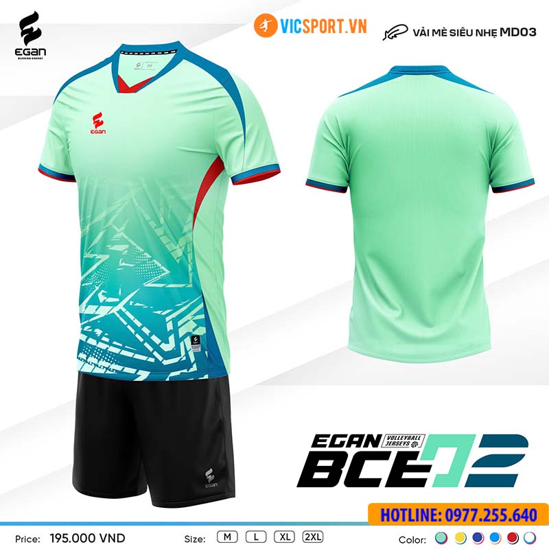 Quần áo bóng chuyền Egan BCE02 nam nữ - Hình ảnh 9