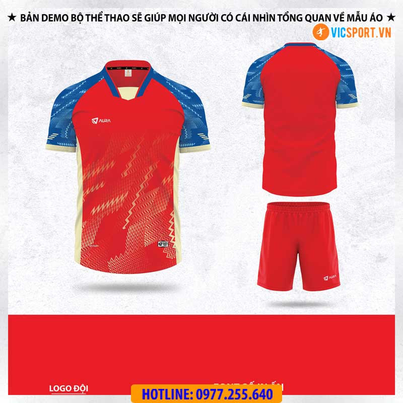 Áo đá banh không logo Aura A10 - Hình ảnh 7