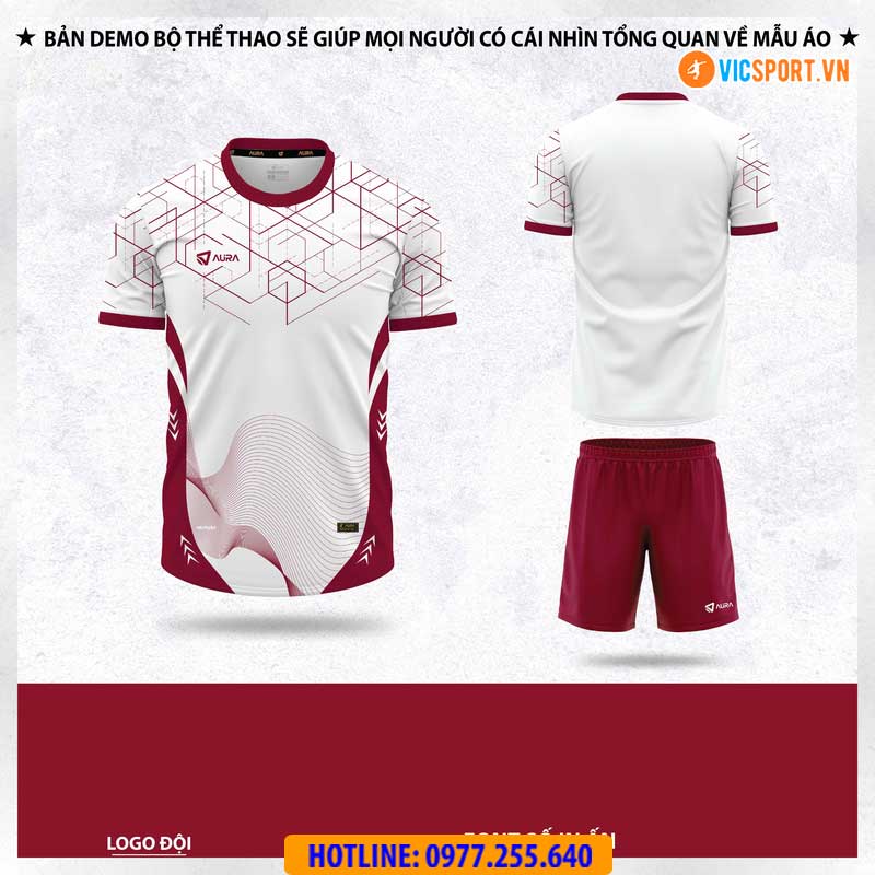 Áo đá banh không logo Aura A50 - Hình ảnh 13