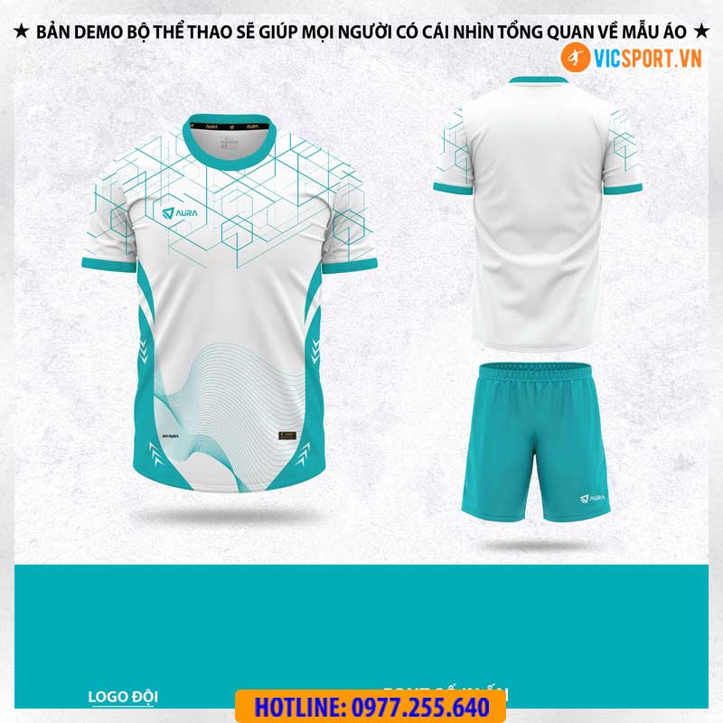 Áo đá banh không logo Aura A50 - Hình ảnh 11