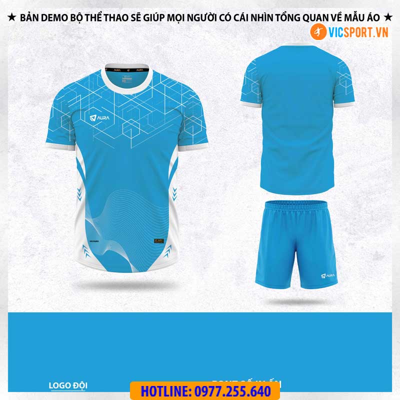 Áo đá banh không logo Aura A50 - Hình ảnh 14