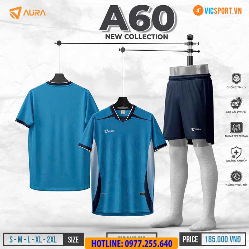 Áo đá banh không logo Aura A60 - Hình ảnh 20
