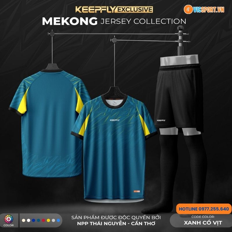 Áo đá banh thiết kế Keepfly Exclusive Mekong - Hình ảnh 13