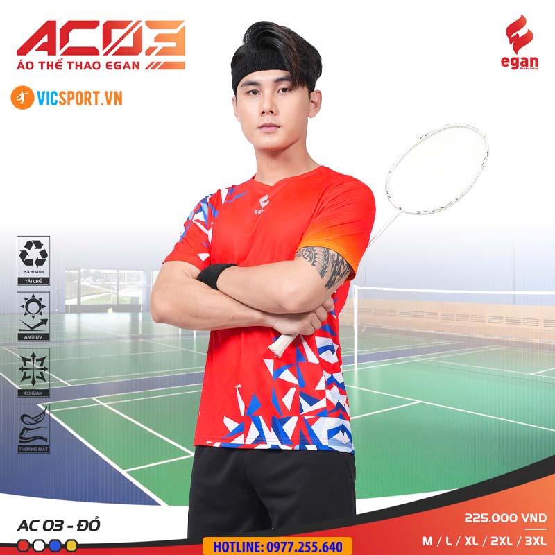 Áo thể thao Egan AC03 đa năng - Hình ảnh 11
