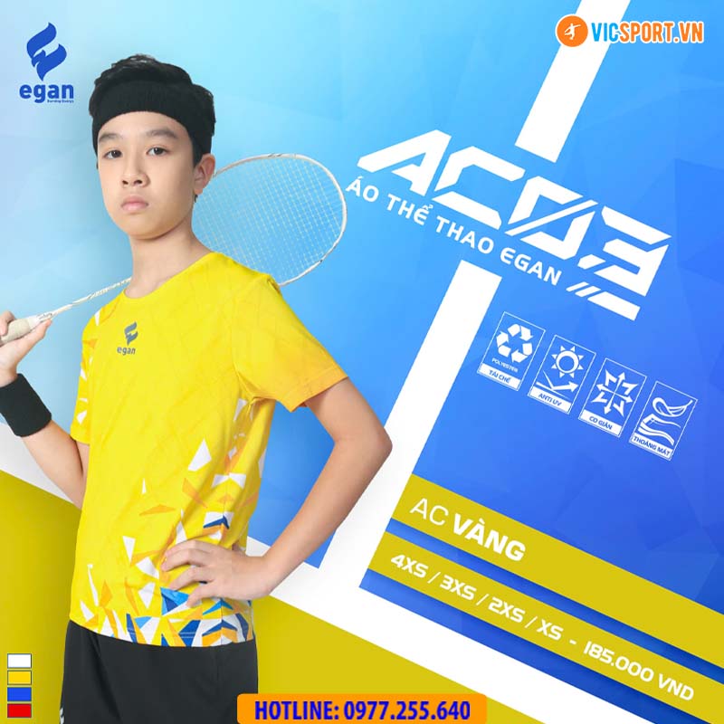 Áo thể thao trẻ em Egan AC03 đa năng - Hình ảnh 4
