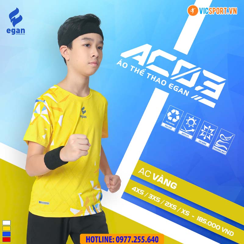 Áo thể thao trẻ em Egan AC03 đa năng - Hình ảnh 9