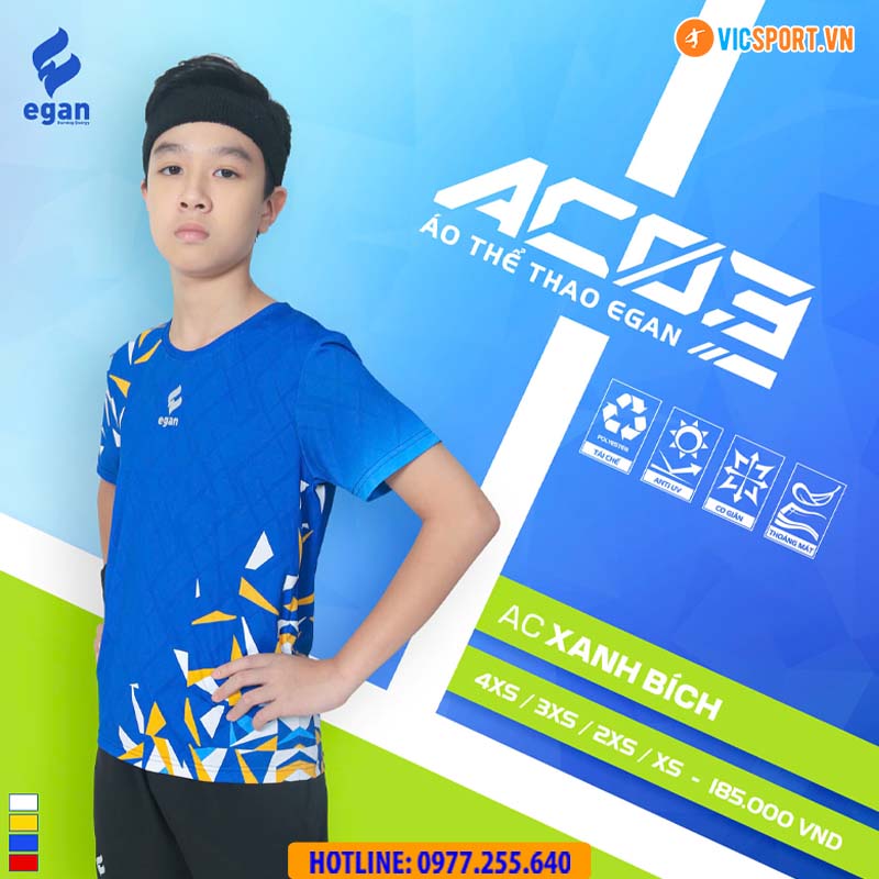 Áo thể thao trẻ em Egan AC03 đa năng - Hình ảnh 10