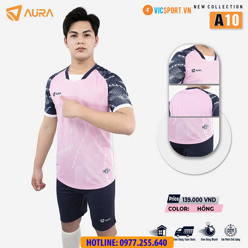Áo đá banh không logo Aura A10 - Hình ảnh 24