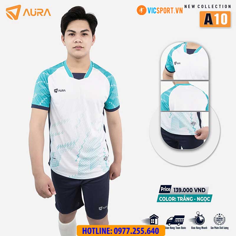 Áo đá banh không logo Aura A10 - Hình ảnh 27