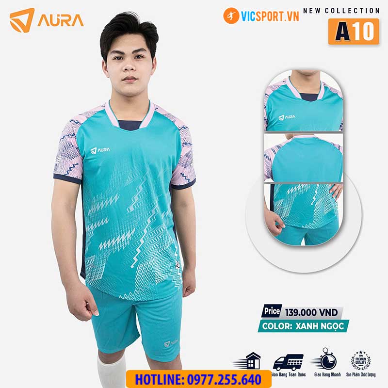 Áo đá banh không logo Aura A10 - Hình ảnh 21