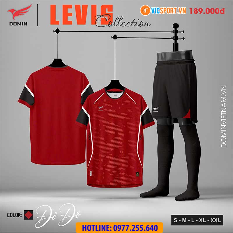 Áo đá banh không logo Domin Levis - Hình ảnh 9