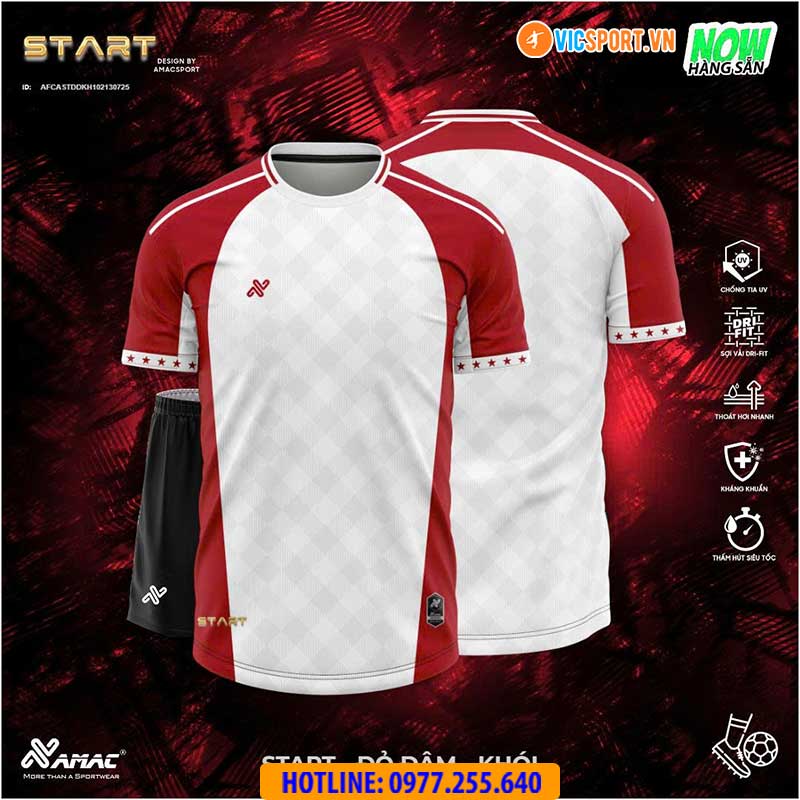 Áo đá banh thiết kế Amac Start - Hình ảnh 16