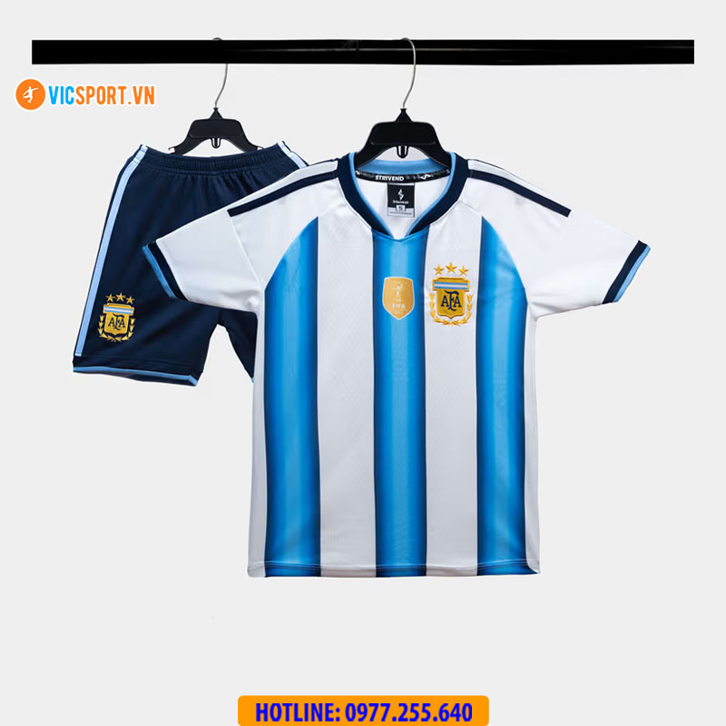 Áo đá banh trẻ em đội tuyển Argentina WC 2026 - Hình ảnh 12