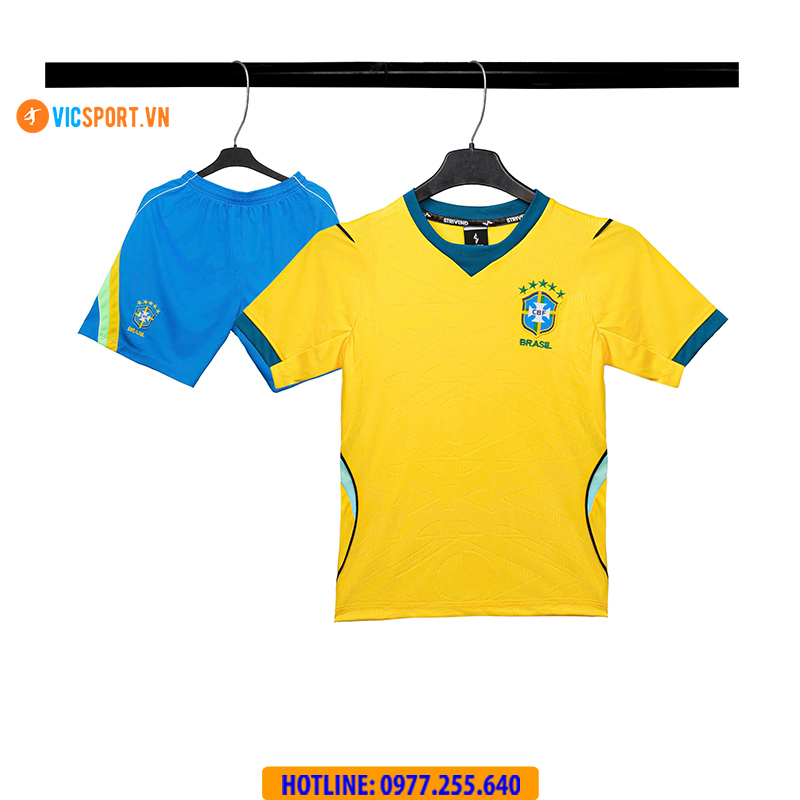 Áo bóng đá trẻ em đội tuyển Brazil WC 2026 - Hình ảnh 17