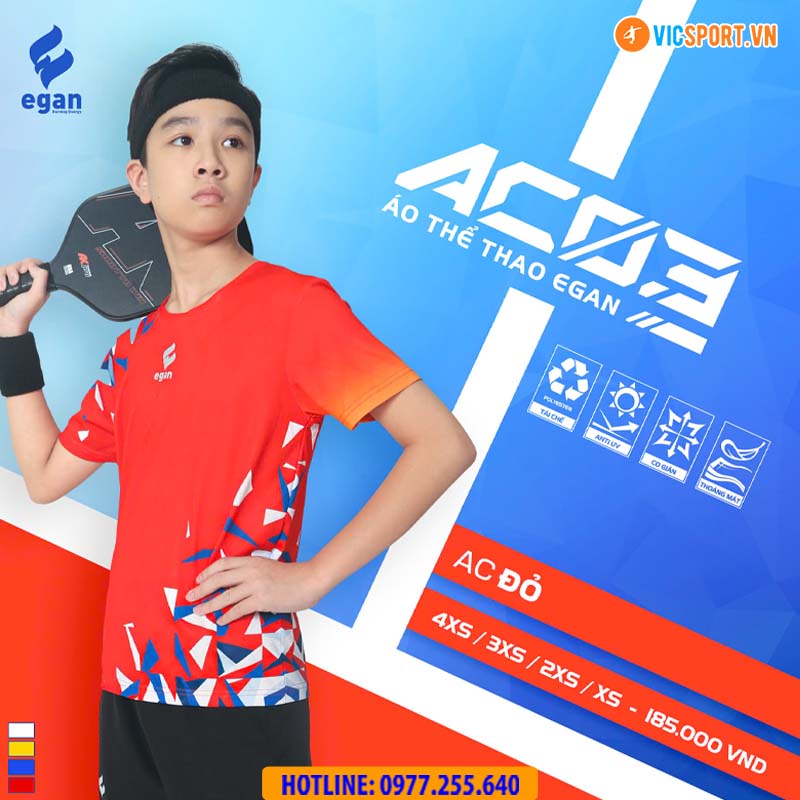 Áo thể thao trẻ em Egan AC03 đa năng - Hình ảnh 12