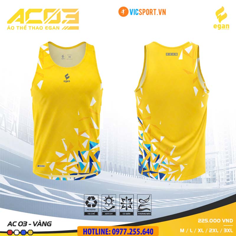 Áo thể thao 3 lỗ Egan AC03 - Hình ảnh 26