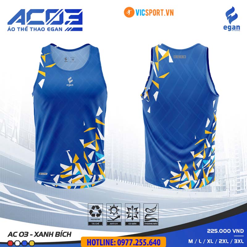 Áo thể thao 3 lỗ Egan AC03 - Hình ảnh 27