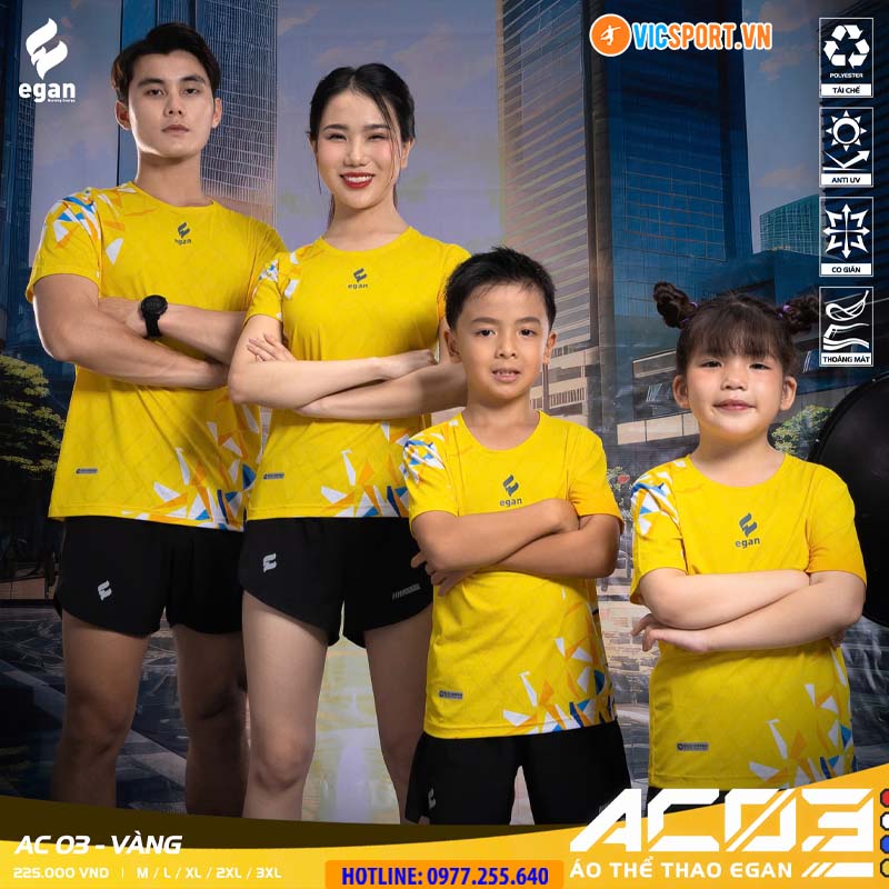 Áo thể thao Egan AC03 đa năng - Hình ảnh 9