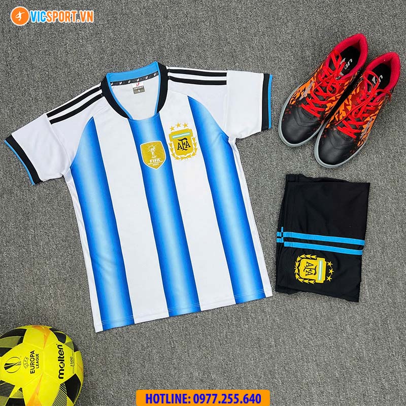Áo đá banh trẻ em đội tuyển Argentina WC 2026 - Hình ảnh 24
