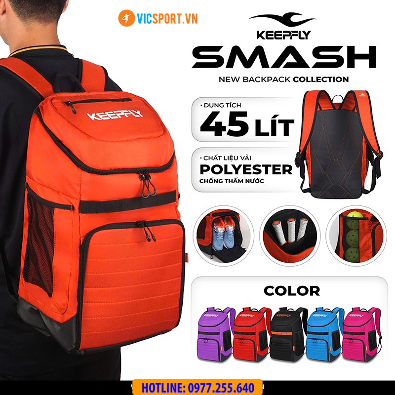 Balo picklebal Keepfly Smash đa năng - Hình ảnh 16