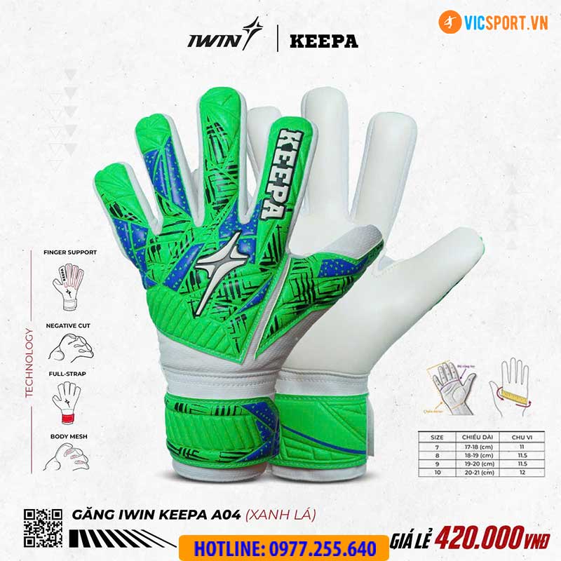 Găng tay thủ môn iWin Keepa A04 - Hình ảnh 13