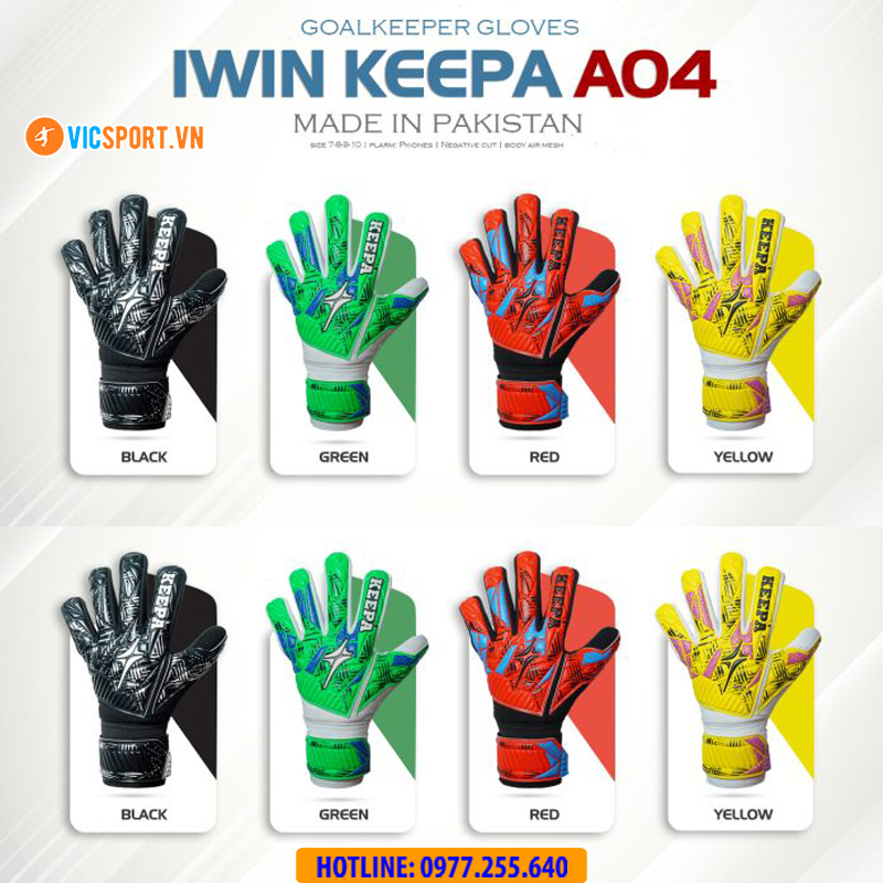 Găng tay thủ môn iWin Keepa A04
