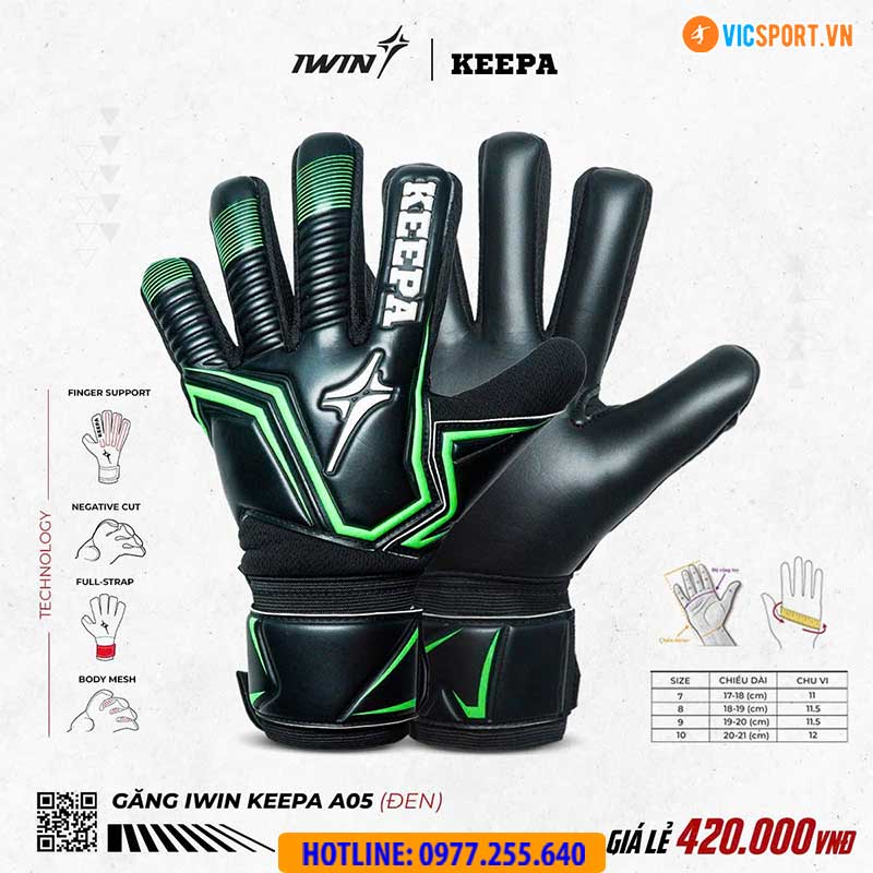 Găng tay thủ môn iWin Keepa A05 - Hình ảnh 21