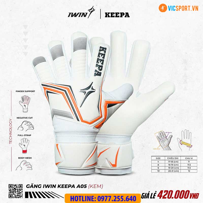 Găng tay thủ môn iWin Keepa A05 - Hình ảnh 20