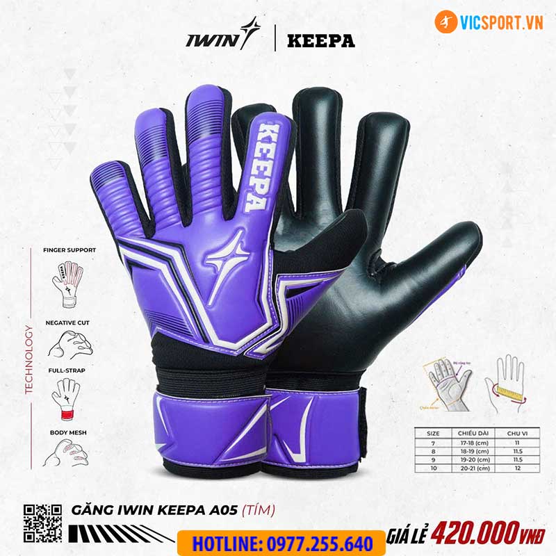 Găng tay thủ môn iWin Keepa A05 - Hình ảnh 19
