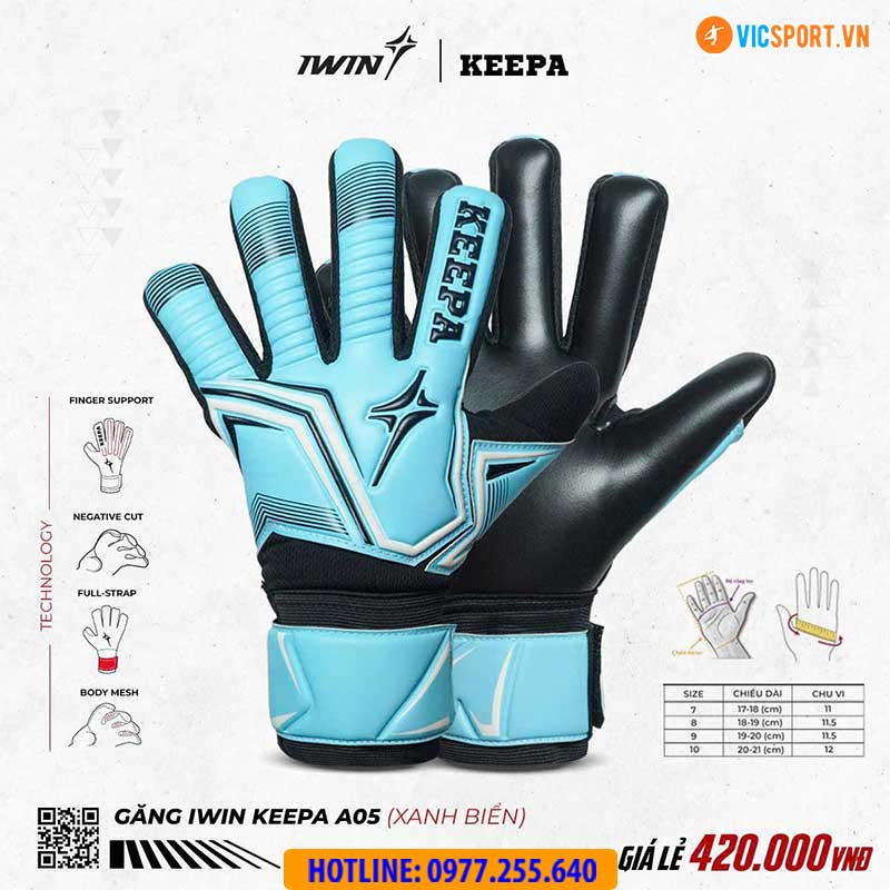 Găng tay thủ môn iWin Keepa A05 - Hình ảnh 18
