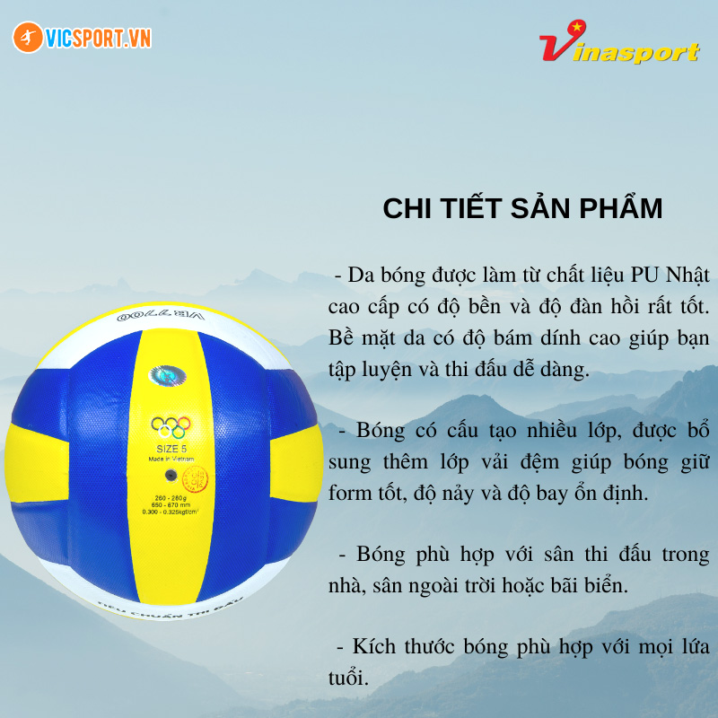 Tổng hợp Quả bóng chuyền Thăng Long nhà Vinasport - Hình ảnh 8