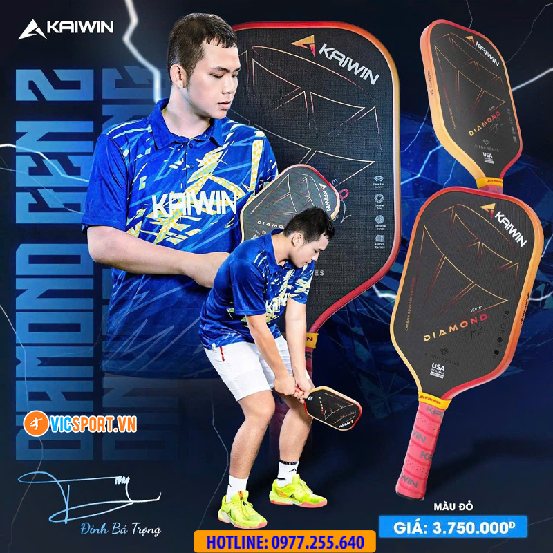 Vợt pickleball Kaiwin Diamond Gen 2 - Hình ảnh 42
