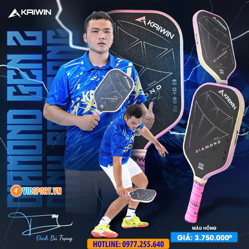 Vợt pickleball Kaiwin Diamond Gen 2 - Hình ảnh 41