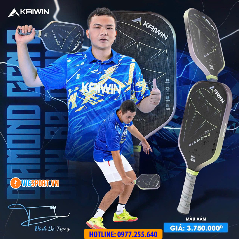 Vợt pickleball Kaiwin Diamond Gen 2 - Hình ảnh 40