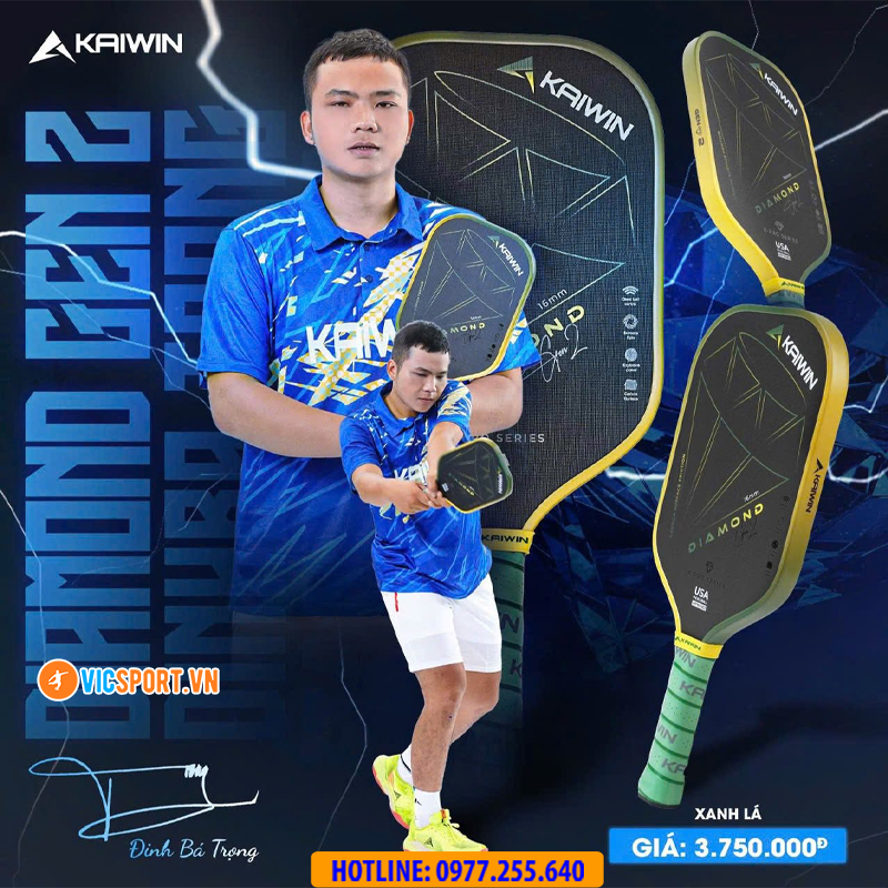 Vợt pickleball Kaiwin Diamond Gen 2 - Hình ảnh 38