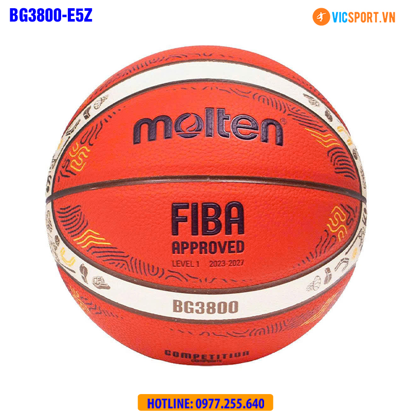 Quả bóng rổ Molten B7G3800-E5Z số 7 - Hình ảnh 8