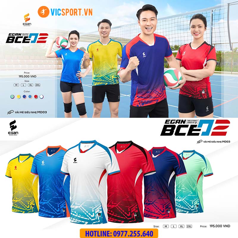 Quần áo bóng chuyền Egan BCE02 nam nữ - Hình ảnh 18
