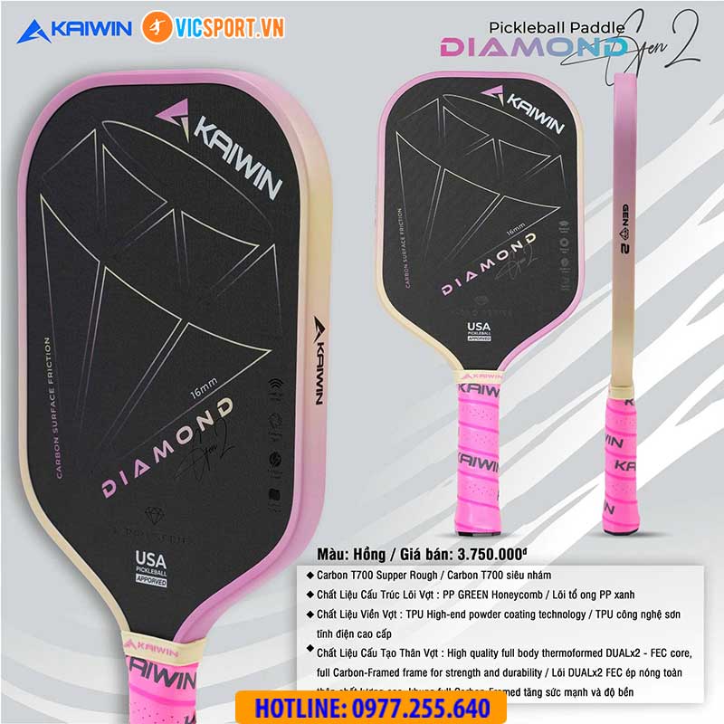 Vợt pickleball Kaiwin Diamond Gen 2 - Hình ảnh 31