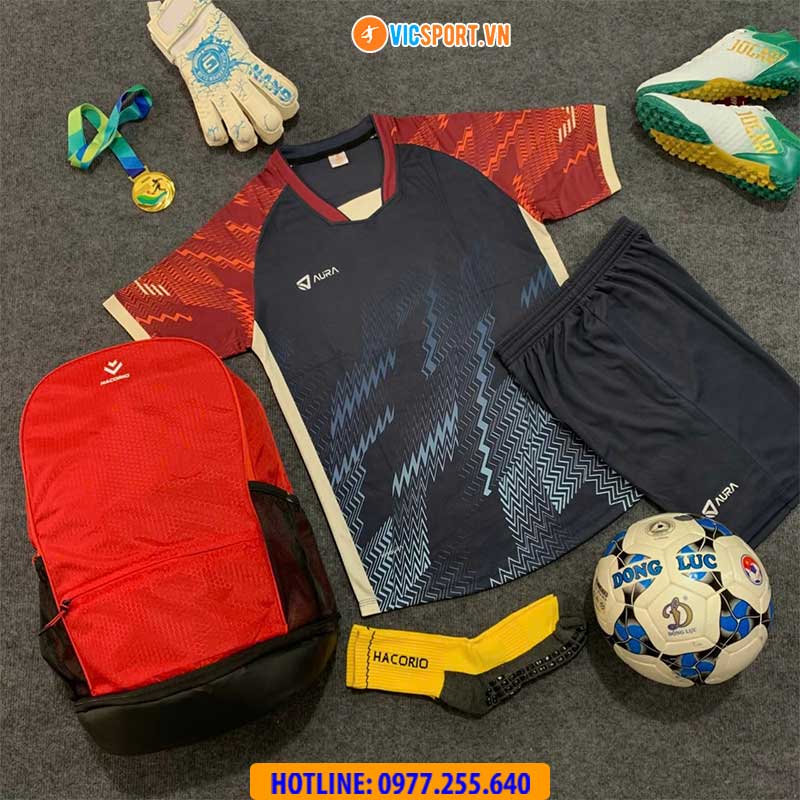 Áo đá banh không logo Aura A10 - Hình ảnh 29
